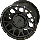 KMC UTV KS135 Grenade 15x6 4x156 +38mm Satin Black Wheel Rim 15" Inch KS13556044738