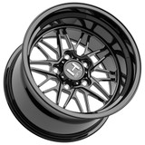Hostile UTV HF26 Gecko 15x12 5x4.5" +38mm Gloss Black Wheel Rim 15" Inch HF26-1512511450GA