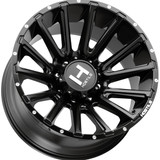 Hostile H123 Typhoon 22x12 6x5.5" -44mm Satin Black Wheel Rim 22" Inch H123-2212655047BB
