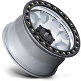 KMC KM550 Riot SBL 17x9 6x5.5" -12mm Black/Machined Wheel Rim 17" Inch KM550DB17906812N