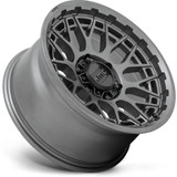 KMC KM722 Technic 18x9 6x5.5" +0mm Gunmetal Wheel Rim 18" Inch KM72289068400