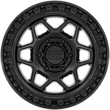 KMC KM553 Torx 17x8.5 6x5.5" +0mm Double Black Wheel Rim 17" Inch KM553MB17856800