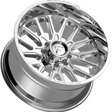 Fittipaldi Offroad FA18MC 20x9 8x6.5" +18mm Mirror Coat Wheel Rim 20" Inch FA18-20908165P18MC
