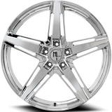 Modern Luxury MLF10 Flow Formed 22x10.5 5x120 +38mm Chrome Wheel Rim 22" Inch MLF10-221055120D+38C