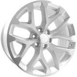 OE Concepts G23 New Snowflake 24x10 6x5.5" +24mm Silver Wheel Rim 24" Inch G23-2410655+24SM