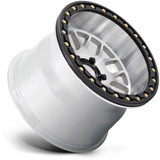 (Set of 4) Staggered-KMC KS235 Grenade Beadlock 15" 4x137 Machined Wheels Rims KS23557048510-KS23551048500