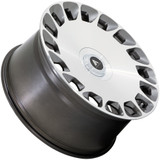 (Set of 4) Staggered-Asanti ABL-45 Aristocrat 20" 5x112/5x4.5" Plantinum Rims AB045AD20904635-AB045AD20054640