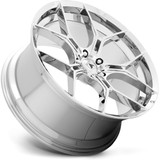(Set of 4) Staggered-Asanti ABL-37 Monarch 22" 5x112 38mm Chrome Wheels Rims ABL37-22905638CH-ABL37-22055640CH
