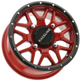 Raceline UTV A94R Krank 14x7 4x137 +10mm Red Wheel Rim 14" Inch A94R-47037+10