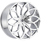 Strada S61 Huracan 26x10 6x135/6x5.5" +30mm Chrome Wheel Rim 26" Inch S61660730