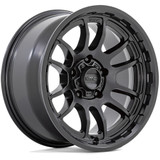KMC KM727 Wrath 17x8.5 5x5" -10mm Satin Black Wheel Rim 17" Inch KM727MX17855010N