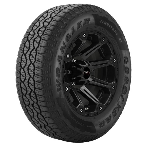 265/70R18 Goodyear Wrangler Territory AT/S 116T SL/4 Ply White Letter Tire  687070885 - ShopCWO