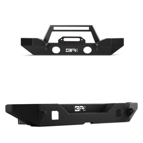 Body Armor 4x4 Front/Rear Mid-Width Bumpers w/Angled Bar JK-19532-5125-2965