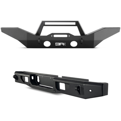 Body Armor 4x4 Front/Rear Full Width Bumpers w/Angled Bar JT-19531-5125-2965