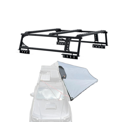 Body Armor 4x4 Overland Rack w/Sky Ridge 180XL Awning TC-6125-2025