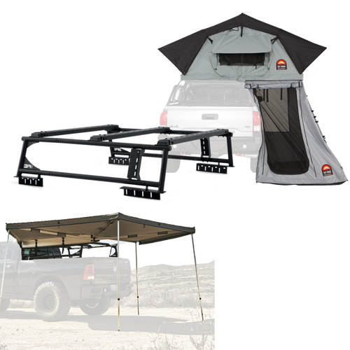 Body Armor 4x4 Overland Rack w/Sky Ridge Pike 2-Person Tent w/Annex Room & 270 Awning(Left Side) TK-6125-20015-20010-2023