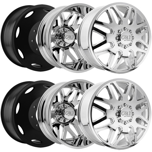Cali Off-Road 9115D Invader Dually Set-6 9115D-24881C-L-6