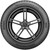 225/55R19 Continental TrueContact Tour 54 99V SL Black Wall Tire 15580210000