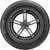 235/60R17 Continental Cross Contact LX25 102H SL Black Wall Tire 15448390000