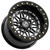 Hostile UTV H350 Apex Beadlock 15x7 5x4.5" +13mm Black/Milled Wheel Rim 15" Inch H350-1570511444GB