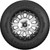 215/55R16 Firestone Winterforce CV 97R XL Black Wall Tire 008-697