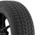 255/50R19 Bridgestone Blizzak LM-25 107H XL Black Wall Tire 127-305