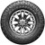 255/55R19 Bridgestone Dueler A/T Ascent 111H XL White Letter Tire 013-877