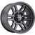 Vision 355 Manx 2 Overland 16x8 5x5" +0mm Satin Black Wheel Rim 16" Inch 355-6873SB0