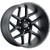 Vision 360 Sliver 20x9 8x6.5" +12mm Satin Black Wheel Rim 20" Inch 360-2981SB12