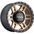 Vision 354 Manx 2 18x9 8x170 +12mm Bronze Wheel Rim 18" Inch 354-8970BZBL12