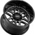 Moto Metal MO992 Folsom 20x10 6x5.5" -18mm Black/Milled Wheel Rim 20" Inch MO99221068318N