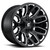 Fuel D623 Warrior 20x9 5x4.5"/5x5" +1mm Black/Milled Wheel Rim 20" Inch D62320902650