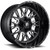 Fuel D611 Stroke 20x9 5x5.5"/5x150 +1mm Black/Milled Wheel Rim 20" Inch D61120907050
