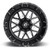 Fuel D611 Stroke 20x10 6x135/6x5.5" -19mm Black/Milled Wheel Rim 20" Inch D61120009846