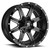 Fuel D610 Maverick 22x12 5x4.5"/5x5" -44mm Black/Milled Wheel Rim 22" Inch D61022202647