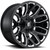 Fuel D623 Warrior 20x10 5x4.5"/5x5" -18mm Black/Milled Wheel Rim 20" Inch D62320002647