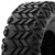 22x11-10 Vision P3026 Journey Golf Cart  Load Range B Black Wall Tire W3026221100104