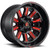 Fuel D621 Hardline 20x10 5x5.5"/5x150 -18mm Black/Red Wheel Rim 20" Inch D62120007047