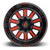 Fuel D621 Hardline 20x10 5x5.5"/5x150 -18mm Black/Red Wheel Rim 20" Inch D62120007047