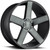 Dub S116 Baller 24x10 5x5" +19mm Black/Tint Wheel Rim 24" Inch S116240073+19