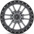 Fuel D680 Rebel 6 22x10 6x135 -13mm Gunmetal Wheel Rim 22" Inch D68022008950