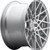 Rotiform R110 BLQ 18x8.5 5x4.5" +38mm Silver Wheel Rim 18" Inch R110188565+38