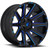 Fuel D644 Contra 20x10 8x6.5" -18mm Black/Milled/Blue Wheel Rim 20" Inch D64420008247