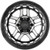 KMC KM540 Recon 18x8.5 5x5" +0mm Black/Machined Wheel Rim 18" Inch KM54088550500