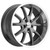 (Set of 4) Staggered Vision 143 Torque 15" 5x4.75" +6mm Gunmetal Wheels Rims 143-5761GMML6-143-5861GMML0