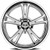 Ridler 606 18x9 5x5" +0mm Chrome Wheel Rim 18" Inch 606-8973C