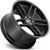 (Set of 4) Staggered Niche M194 Methos 20x9, 20x10.5 5x114.3 Black Wheels Rims M194209065+35-M194200565+40