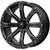 MSA M42 Bounty 20x7 4x156 +10mm Black/Milled Wheel Rim 20" Inch M42-020756