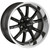 (Set of 4) Staggered Ridler 650 17x7,17x8 5x4.75" +0mm Matte Black Wheels Rims 650-7761MB-650-7861MB