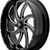 MSA M36 Switch 20x7 4x137 +0mm Black/Milled Wheel Rim 20" Inch M36-020737M